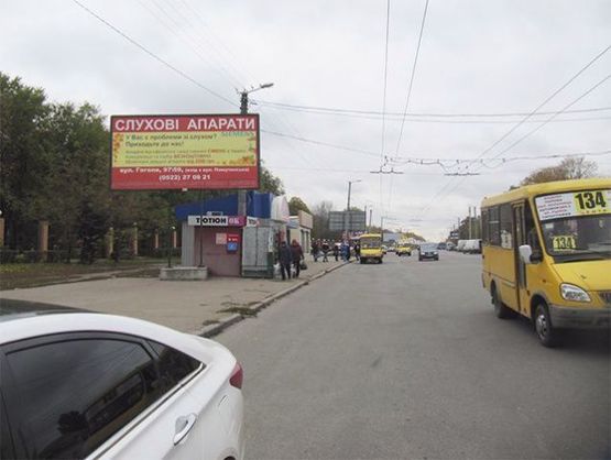 Фото рекламной плоскости по адресу Тельнова ул. - Вокзальная ул. (возле остановки)