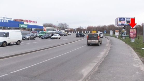 Фото рекламної площини за адресою Заречанская ул., 11, возле супермаркета "Епицентр", "Таврия", №4