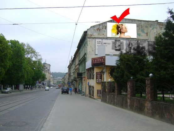 Фото рекламної площини за адресою вул.Городоцька 81, верхній