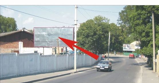 Фото рекламной плоскости по адресу вул. Монастирська