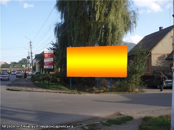 Фото рекламної площини за адресою вул.Червоноармійська (Маркет Фуршет), напрям-центр