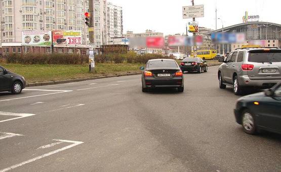 Фото рекламной плоскости по адресу Тимошенко/М"Минская" (В) - на Петровку правый