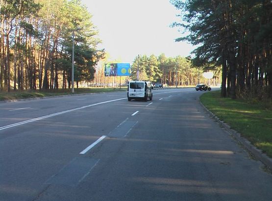 Фото рекламной плоскости по адресу ул. Лесопарковая, въезд состороны г. Киева, Черкассы