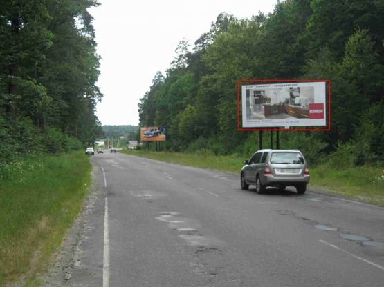 Фото рекламной плоскости по адресу с.Брюховичі
