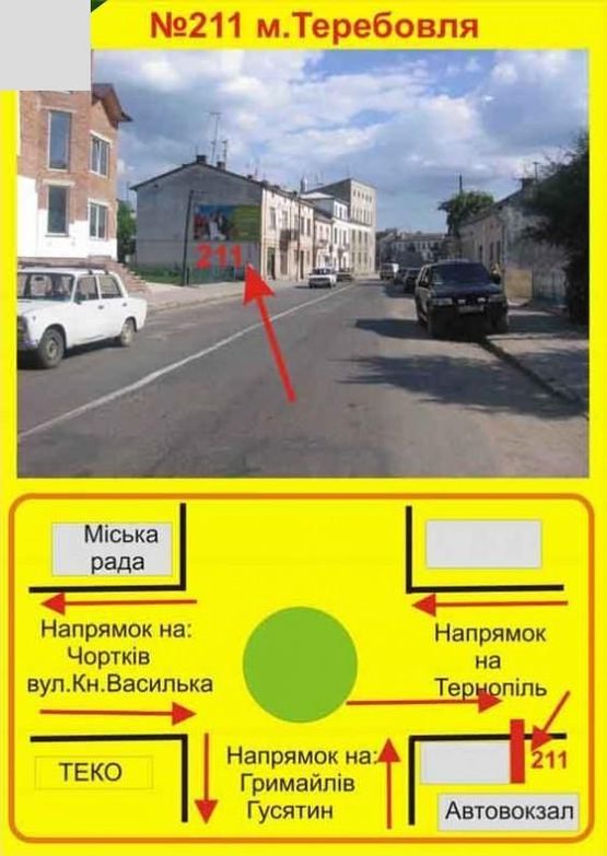 Фото рекламної площини за адресою Теребовля