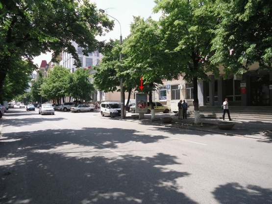 Фото рекламної площини за адресою Воскресенская ул.14, возле Приватбанка, Горисполкома, №1