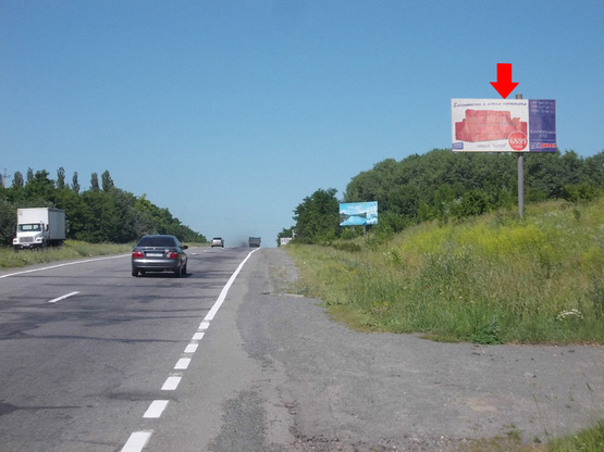 Фото рекламної площини за адресою Выезд на г. Ровно, г. Житомир, возле фермерского хозяйства