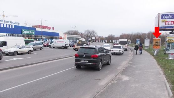 Фото рекламної площини за адресою Заречанская ул., 11, возле супермаркета "Епицентр", "Таврия", №6