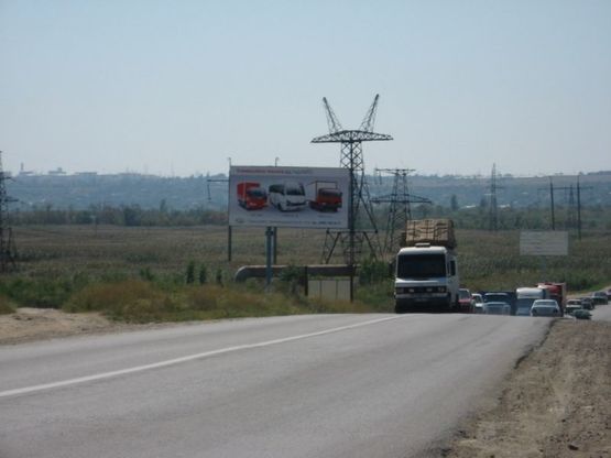 Фото рекламной плоскости по адресу Объездная дорога 11+300 Б (с пос. Котовского)