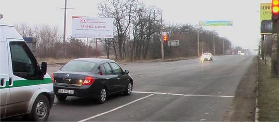 Фото рекламной плоскости по адресу ул. Мурманская - въезд со стороны г.Винницы