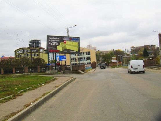 Фото рекламной плоскости по адресу Островского ул. - Набережная ул. (въезд на мост)