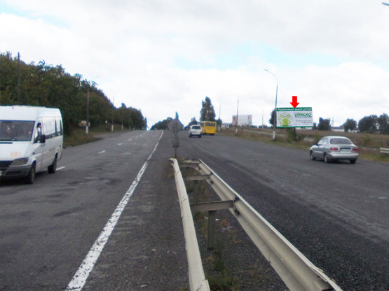 Фото рекламної площини за адресою Выезд на Львов