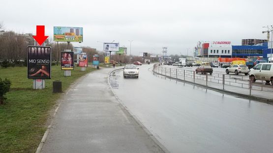 Фото рекламної площини за адресою Заречанская ул., 11, возле супермаркета "Епицентр", "Таврия", №5