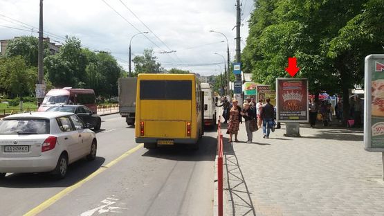 Фото рекламной плоскости по адресу Каменецкая ул., остановка "Филармония", №2