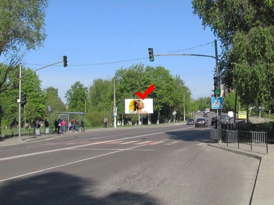 Фото рекламной плоскости по адресу вул.Шевченка 315, Електрон, з центру