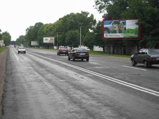 Фото рекламної площини за адресою с.Малехів (М1)