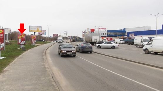 Фото рекламної площини за адресою Заречанская ул., 11, возле супермаркета "Епицентр", "Таврия", №2