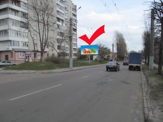 Фото рекламной плоскости по адресу вул.Мазепи 35-вул.Грінченка