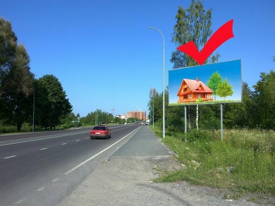 Фото рекламной плоскости по адресу вул.Шевченка, Автонавантажувач, вїзд в місто