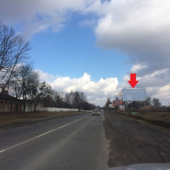 Фото рекламной плоскости по адресу Ківерцівська_навпроти військової частини_від центру