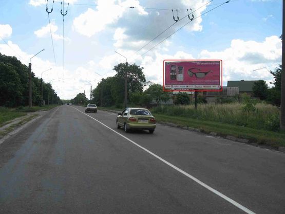 Фото рекламной плоскости по адресу вул.Зелена