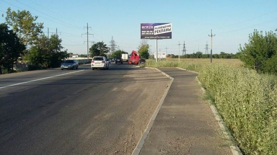 Фото рекламної площини за адресою Объездная дорога 17+00 А  в стор. Усатово