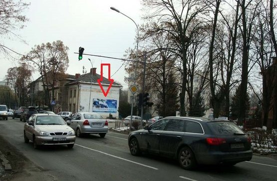 Фото рекламной плоскости по адресу вул.Митна-Собранецька,47(фасад)