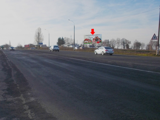 Фото рекламної площини за адресою Выезд на г. Львов, г. Тернополя