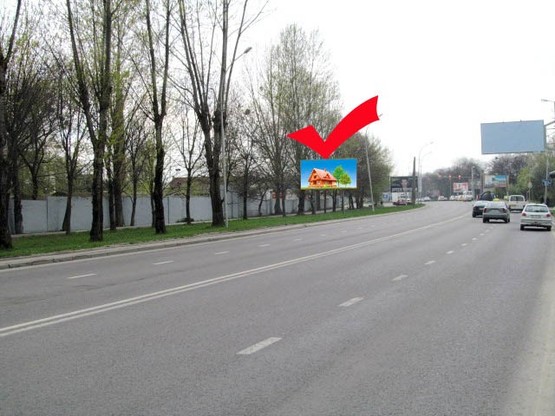 Фото рекламної площини за адресою вул.Липинського, 58, до центру