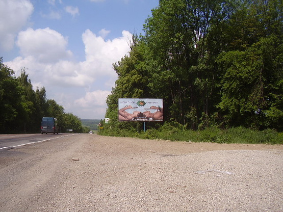 Фото рекламной плоскости по адресу Калуське шосе - Угринів