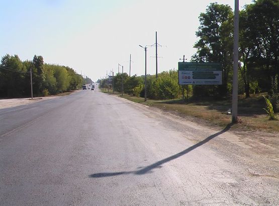 Фото рекламной плоскости по адресу ул. Мурманская - въезд со стороны г.Винницы