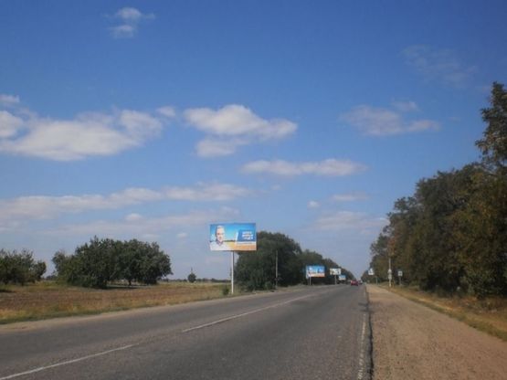 Фото рекламной плоскости по адресу Одесса-Кучурганы 13+160 Б (из Одессы)