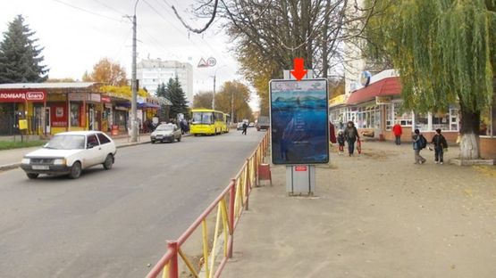 Фото рекламной плоскости по адресу Институтская ул., возле Хмельницкого Национального Университета, 4 корпус