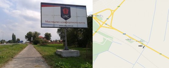 Фото рекламної площини за адресою Траса Луцьк-Ковель, (готель Шелтер)