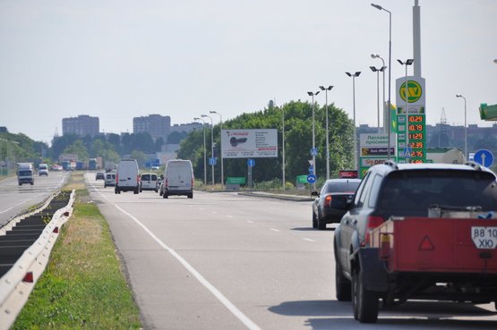 Фото рекламной плоскости по адресу Донецьке шосе, АЗС WOG