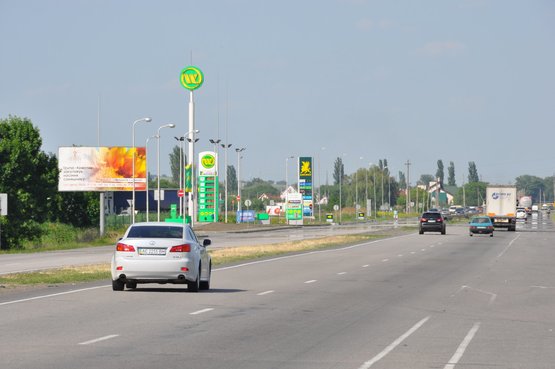 Фото рекламной плоскости по адресу Донецьке шосе, АЗС WOG