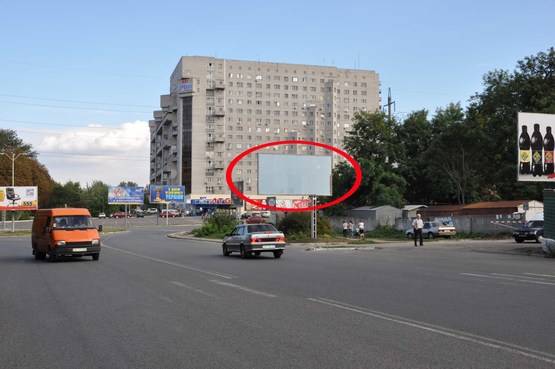 Фото рекламной плоскости по адресу Зоряний бульвар - ж. к. Зоряний, біля АТБ-маркета