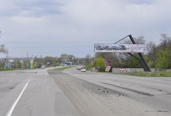 Фото рекламной плоскости по адресу Криворізьке шосе, виїзд з міста