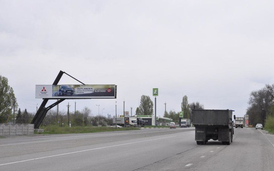 Фото рекламной плоскости по адресу Криворізьке шосе, в'їзд до міста