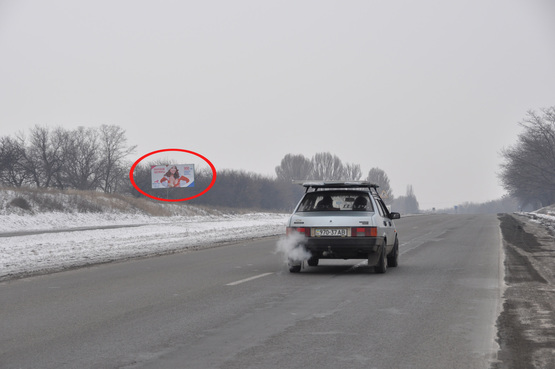 Фото рекламной плоскости по адресу Криворізьке шосе