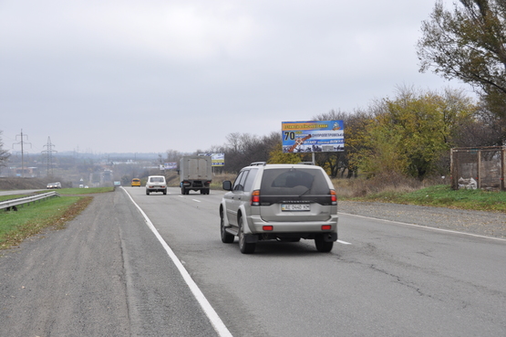 Фото рекламной плоскости по адресу Криворізьке шосе