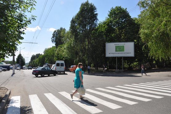 Фото рекламної площини за адресою ж. м. Тополь - Торговий центр ТЕРРА