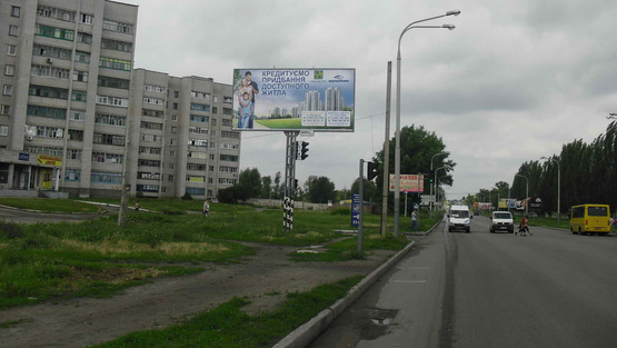 Фото рекламной плоскости по адресу вул. Дніпровська, магазин АТБ-маркет