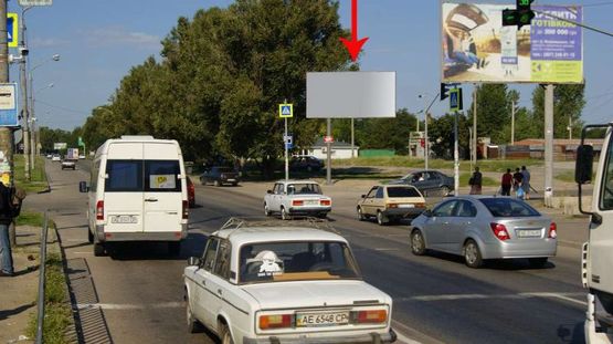 Фото рекламної площини за адресою t025A,Донецьке шосе - вул. Висоцького, біля світлофора