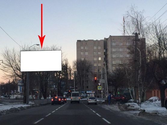 Фото рекламної площини за адресою t032A,вул. Робоча, 1, біля світлофора