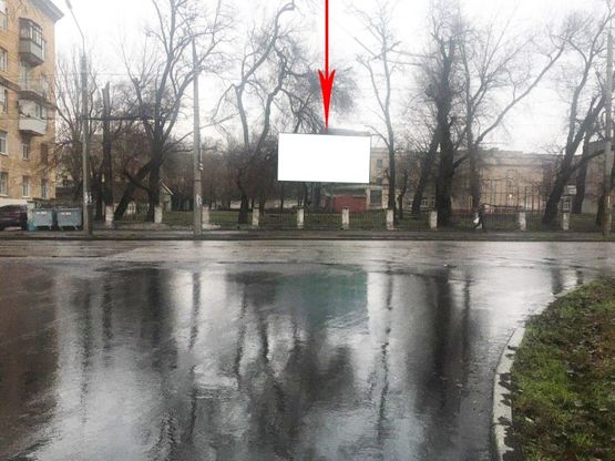 Фото рекламной плоскости по адресу Zp001A,Соборний просп. - Богдана Хмельницького вул.