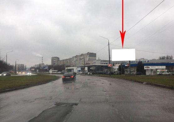 Фото рекламной плоскости по адресу Zp025A,Прибережна автомагістраль - Троїцька вул.
