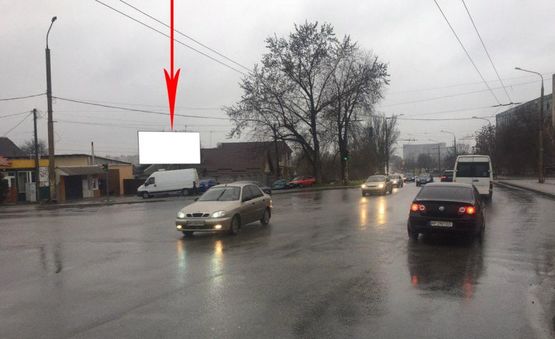 Фото рекламной плоскости по адресу Zp028A,Привокзальна вул. - Миколи Ласточкіна вул.