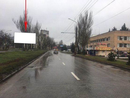 Фото рекламной плоскости по адресу Zp029A1,Космічна вул. - Олександра Говорухи вул.