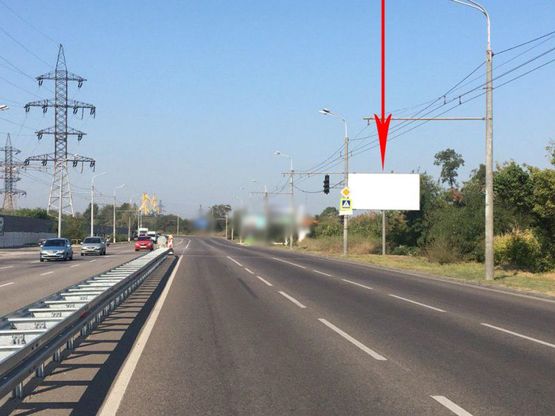 Фото рекламної площини за адресою 119A,вул. Набережна Заводська, за АЗС "Glorius"